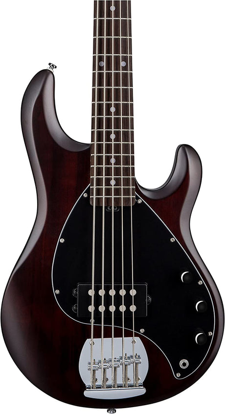 Sterling by Music Man StingRay Ray5 Bass Guitar in Walnut Satin