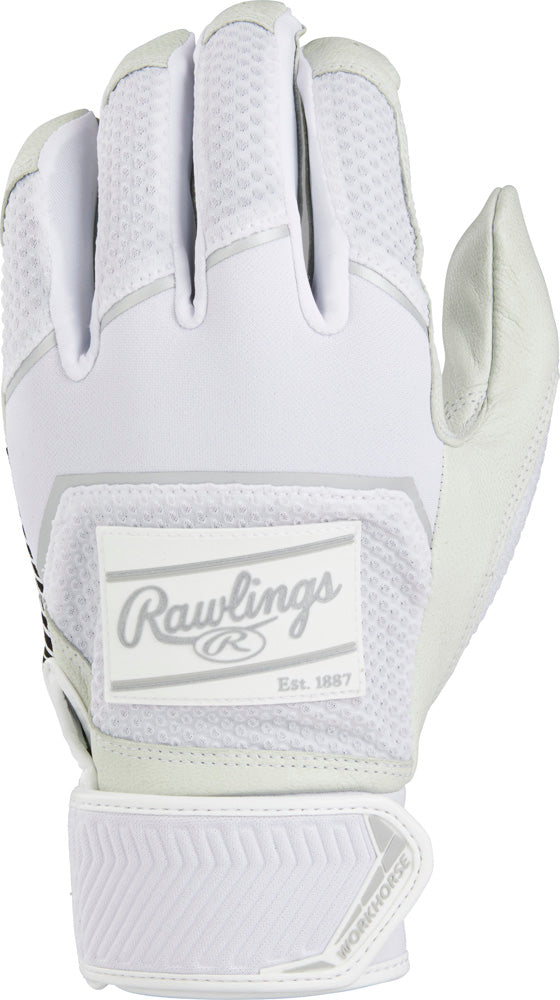 Rawlings WH22BY-W Youth Workhorse Batting Glove