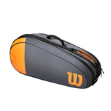 WILSON WR8009801 TEAM 6 PACK GRAY/ORANGE