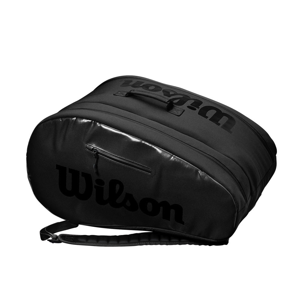 WILSON WR8900002 SUPER TOUR PADEL BAG BLACK