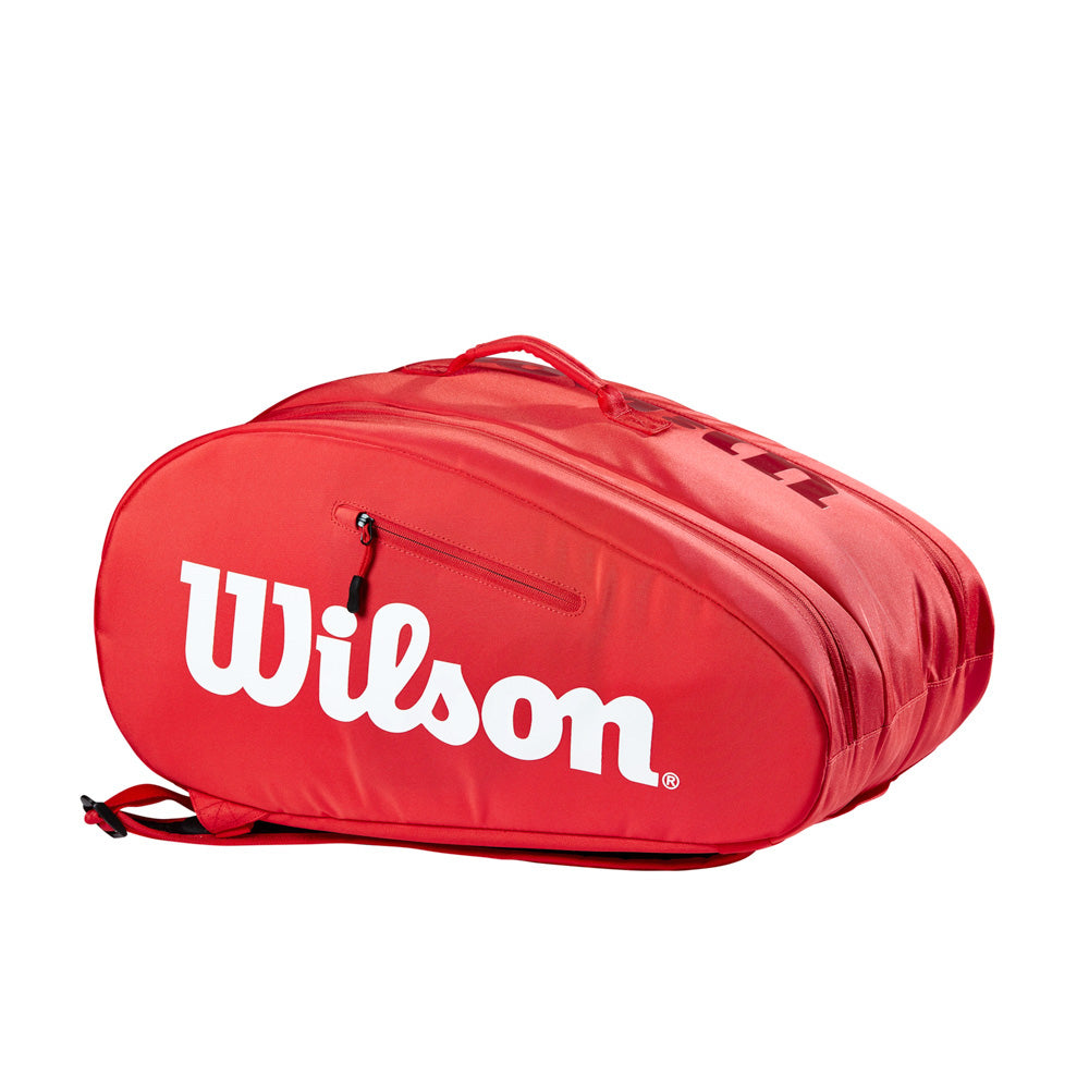 WILSON WR8901801 SUPER TOUR PADEL BAG RED