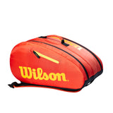 WILSON WR8902102 YOUTH PADEL RACKET BAG ORANGE