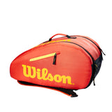 WILSON WR8902102 YOUTH PADEL RACKET BAG ORANGE